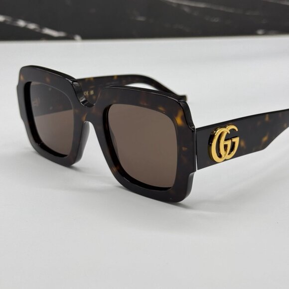 NEW GG1547S 002 GUCCI HAVANA WOMEN GUCCI SUNGLASSES - Picture 7 of 12